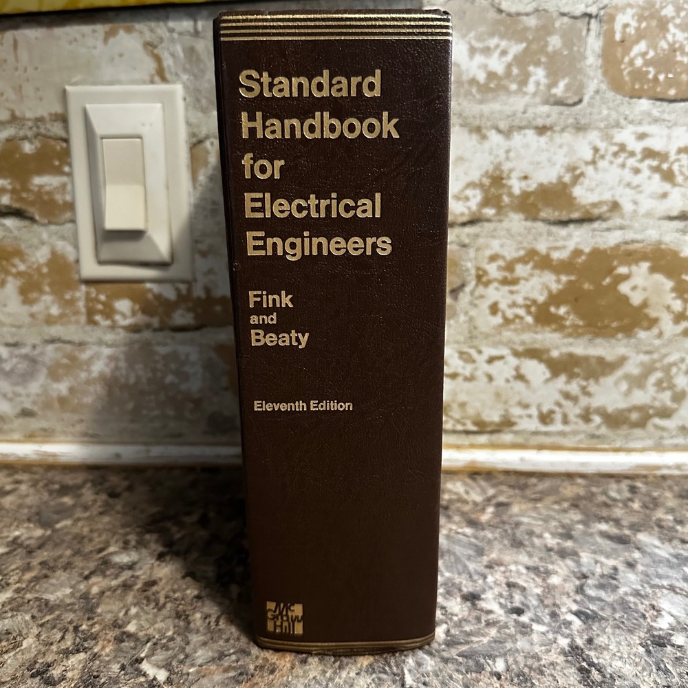 McGraw-Hill Electrical Engineers Handbook 11th Ed Brown Good Vintage Reference